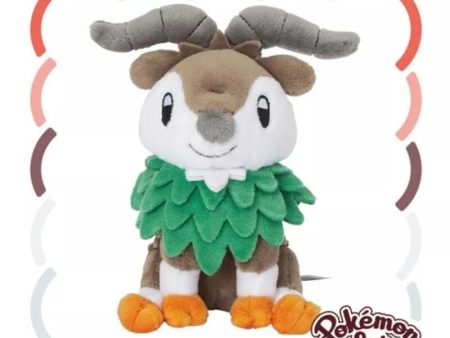 Pokemon Center Original Pokemon Fit Skiddo Plush Doll JAPAN OFFICIAL on Sale