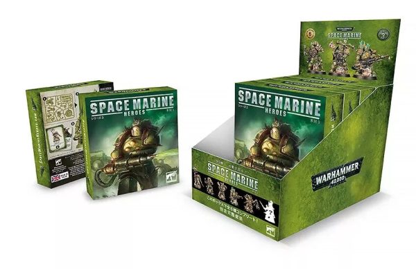 Warhammer 40,000 Space Marine Heroes Series 3 Plastic Model Set of 6 JAPAN Online Sale