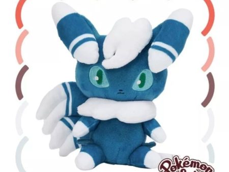 Pokemon Center Original Pokemon Fit Meowstic Male Plush Doll JAPAN OFFICIAL Supply