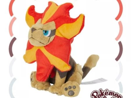 Pokemon Center Original Pokemon Fit Pyroar Male Plush Doll JAPAN OFFICIAL Fashion