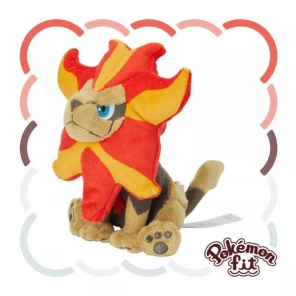 Pokemon Center Original Pokemon Fit Pyroar Male Plush Doll JAPAN OFFICIAL Fashion