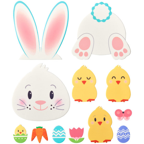 Bunny and Chick Kit Sweet Décor® Printed Edible Decorations Online now