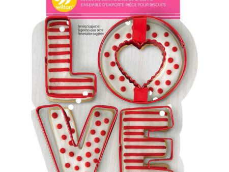 Love Cookie Cutter Set, 4-Piece Online