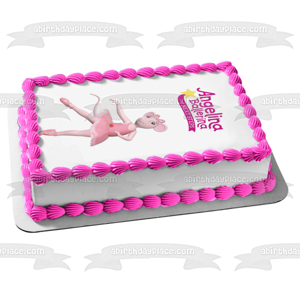 Angelina Ballerina the Next Steps Edible Cake Topper Image ABPID55312 Online now