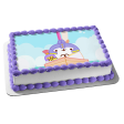 Molang and Piu Piu In a Boat Edible Cake Topper Image ABPID55369 Online Sale