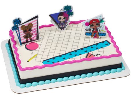 L.O.L. SURPRISE!™ Born to Sparkle Cake Kit and Edible Cake Topper Image Background Fashion