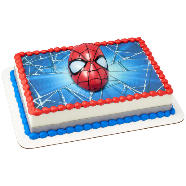 Marvel s Spider-Man™ Ultimate Light Up Eyes DecoSet® and Edible Cake Topper Image Background For Sale