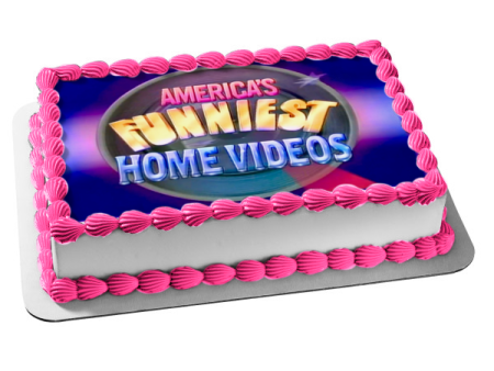 America s Funniest Home Videos Logo Edible Cake Topper Image ABPID55339 Sale