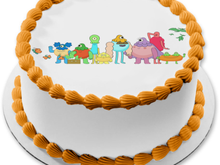 The Fungies Lil  Lemon Seth the Twins Cool James Beefy Edible Cake Topper Image ABPID55378 Sale