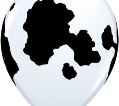 11  Holstein Cow Latex Balloon, 1ct Online Hot Sale