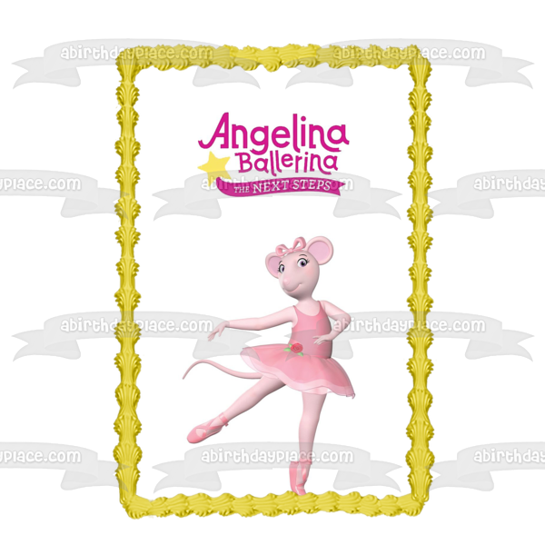 Angelina Ballerina the Next Steps Edible Cake Topper Image ABPID55312 Online now